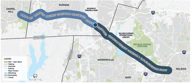 Triangle Bikeway Map